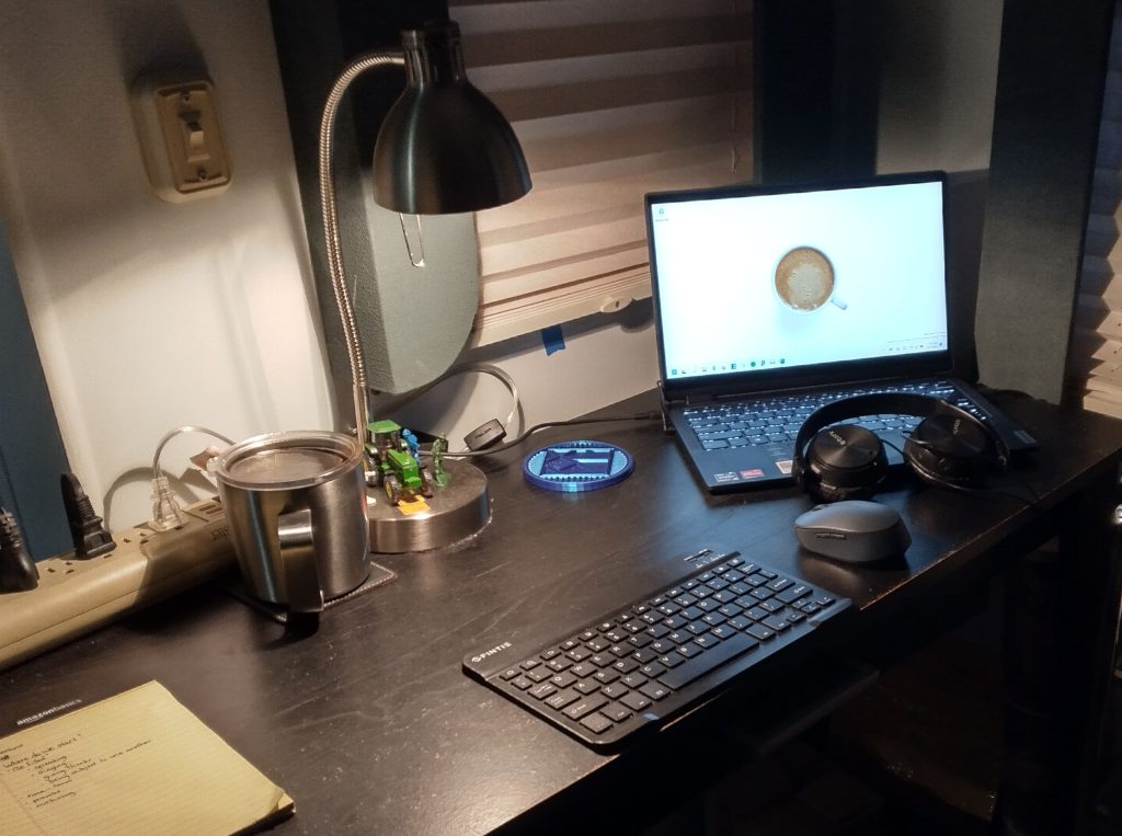 My desk in the Arv